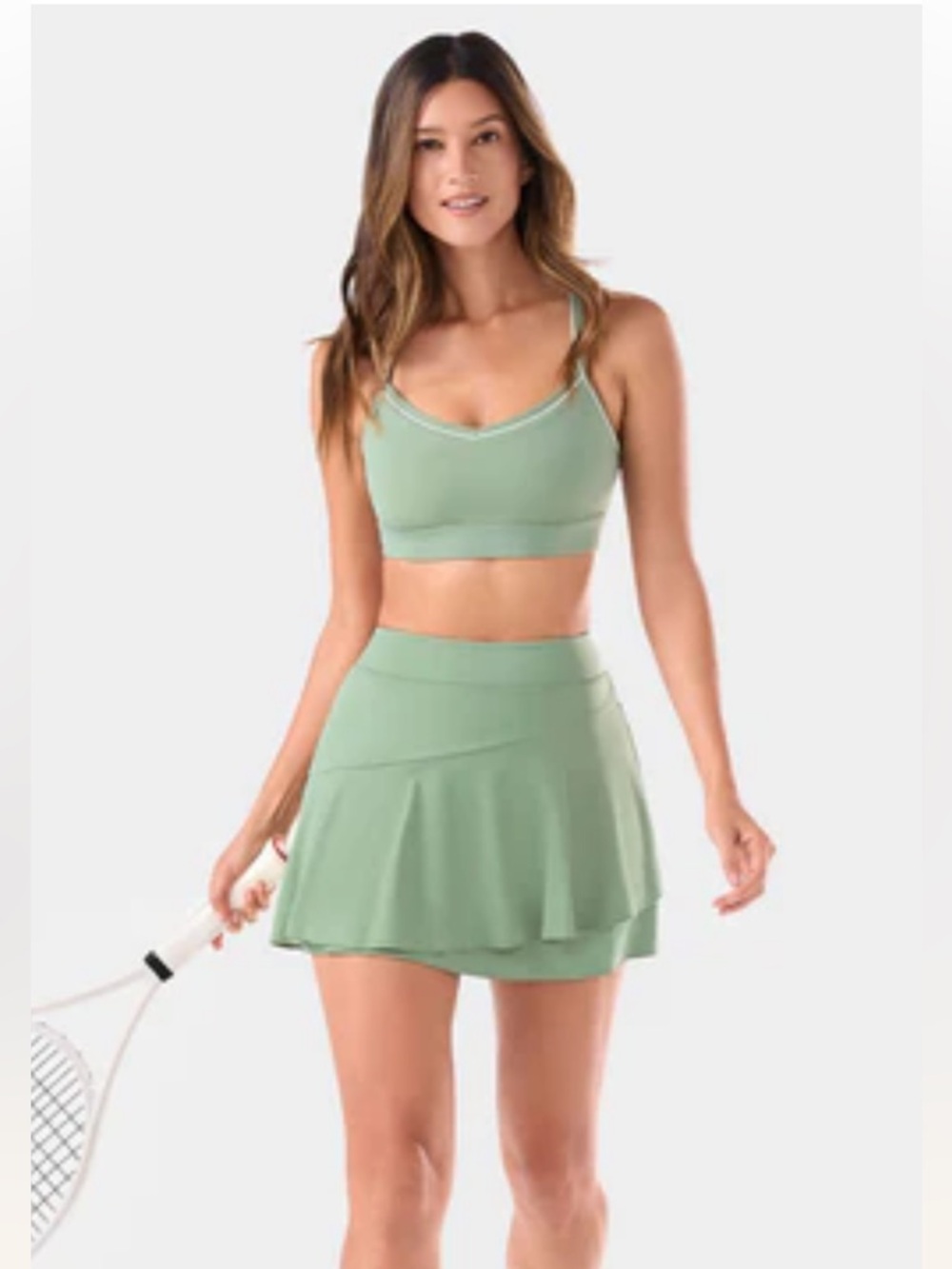 TAVI Light Green A-Line Athletic Skort!